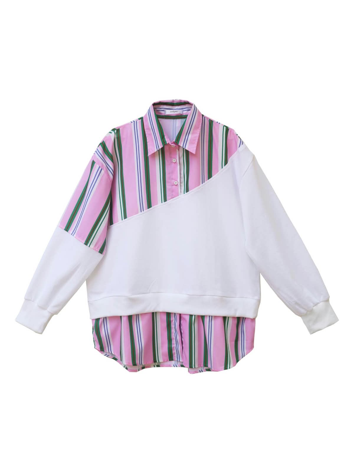 Nadjani Orby Top White Pink