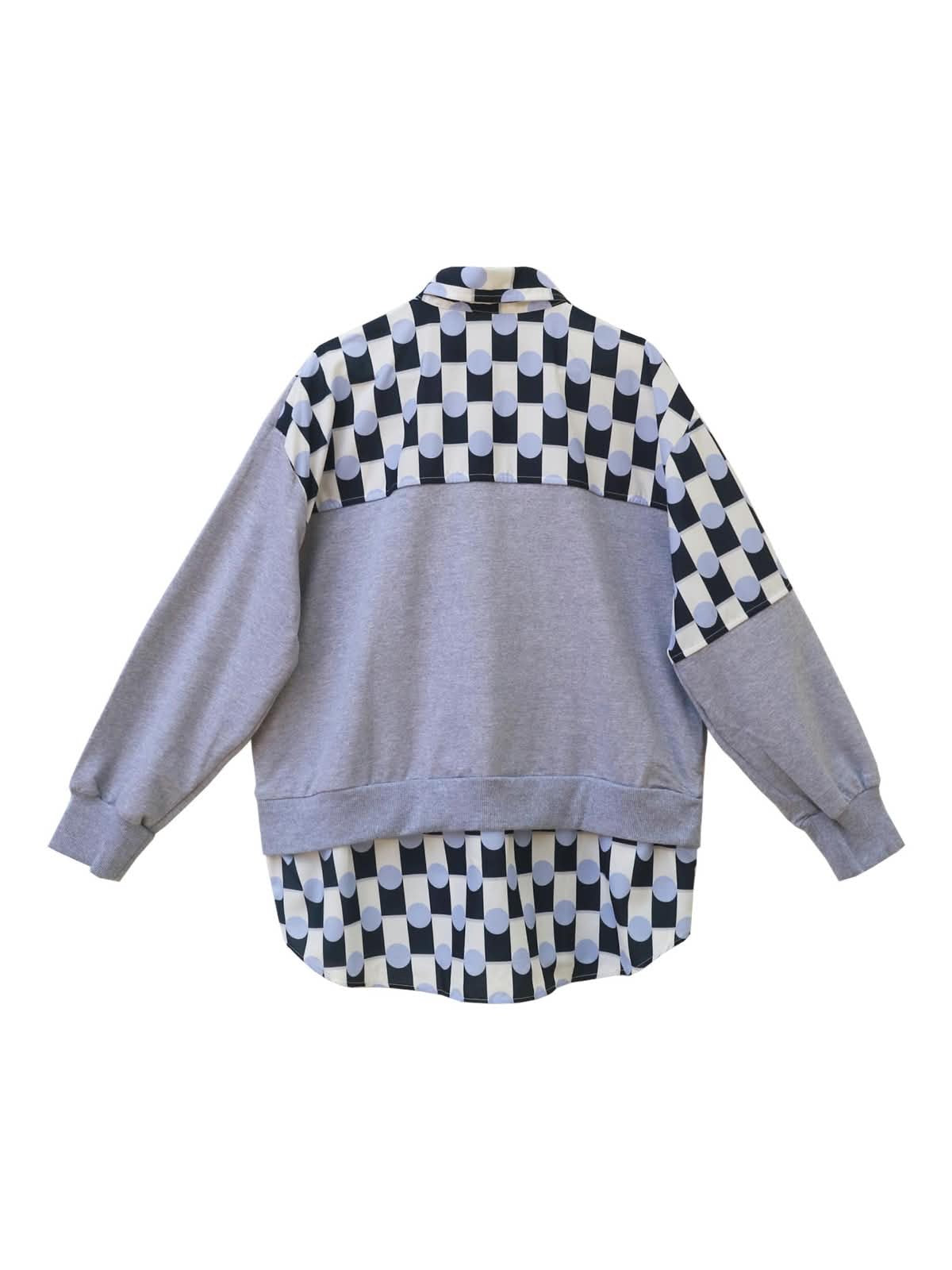Nadjani Orby Top Grey Purple