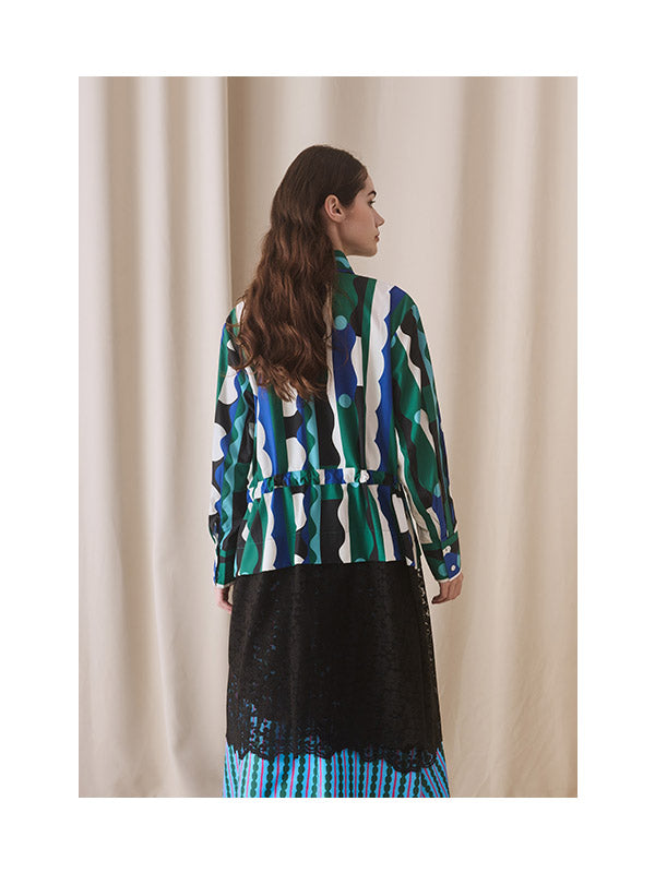 Nadjani Alora Tunik Dark Green - Raya Series 2026