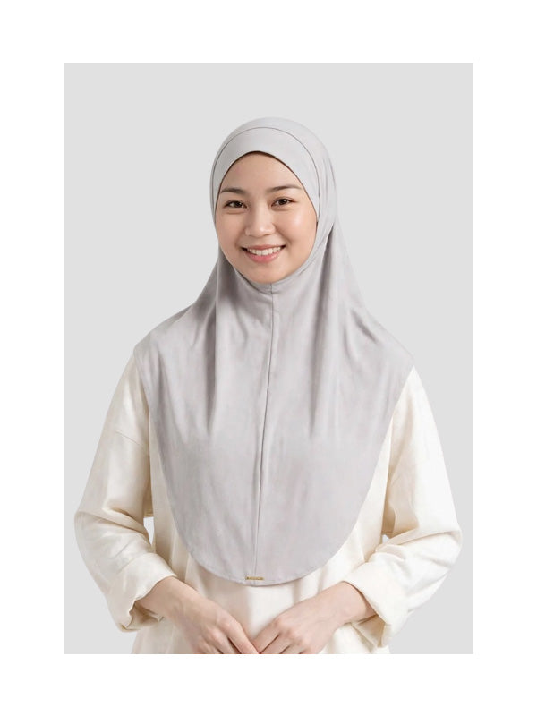 Nadjani Bergo Instan Bamboo Grey