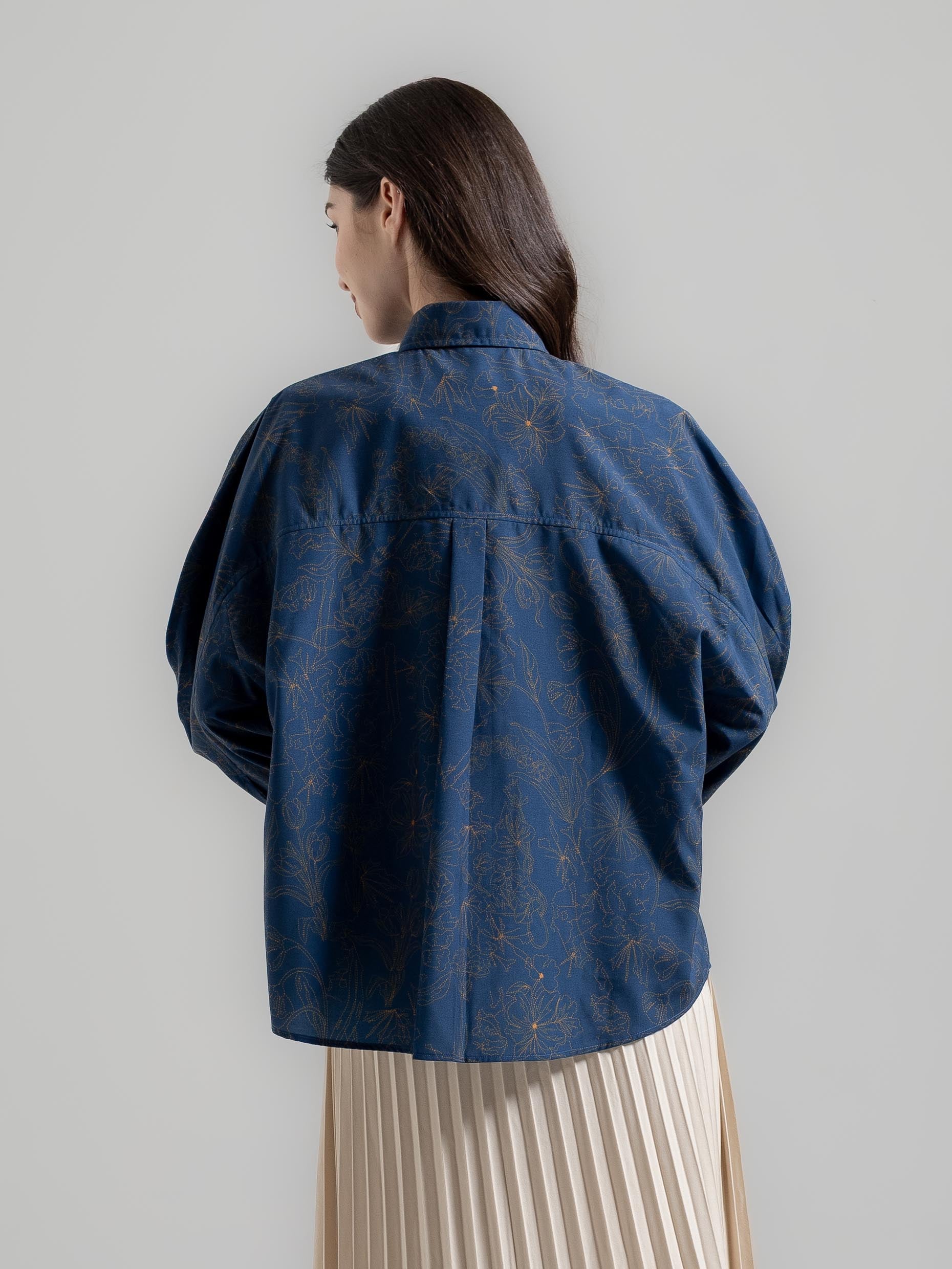 Nadjani Signature Eden Top Prussian Blue