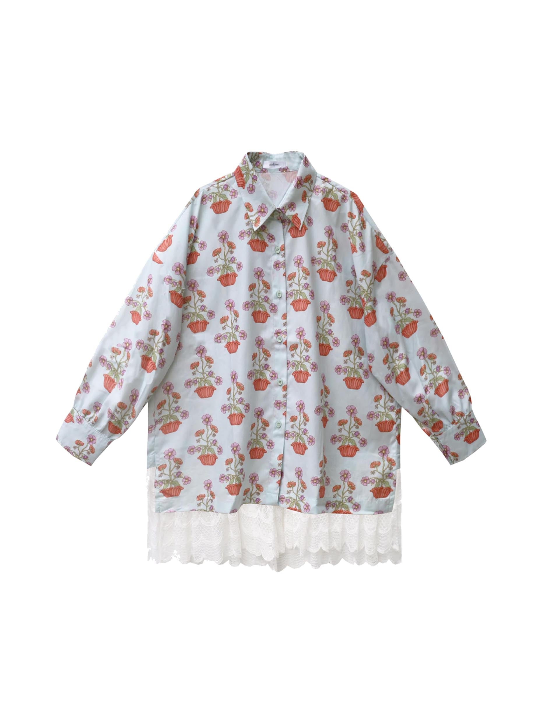 Nadjani Gavina Top Baby Blue