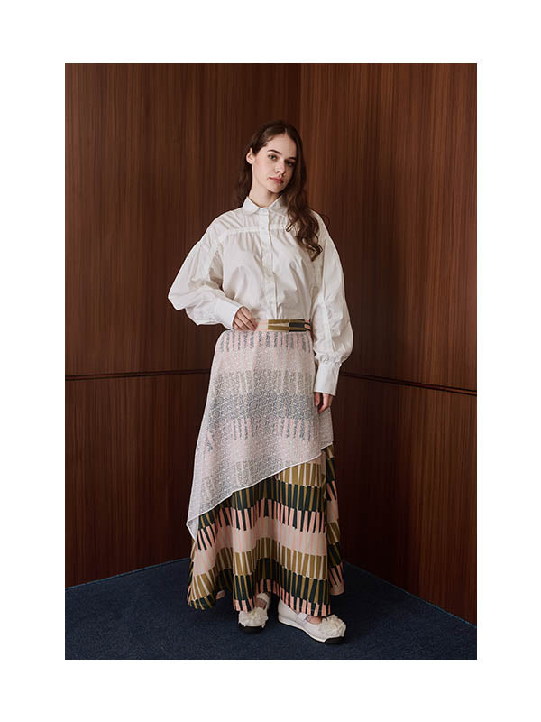 Nadjani Gloria Skirt Army Rhombus - Raya Series 2026
