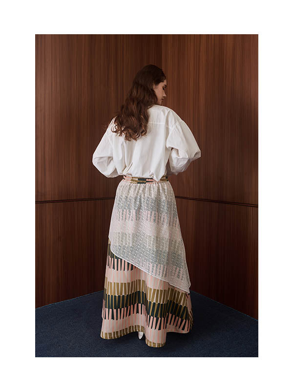 Nadjani Gloria Skirt Army Rhombus - Raya Series 2026