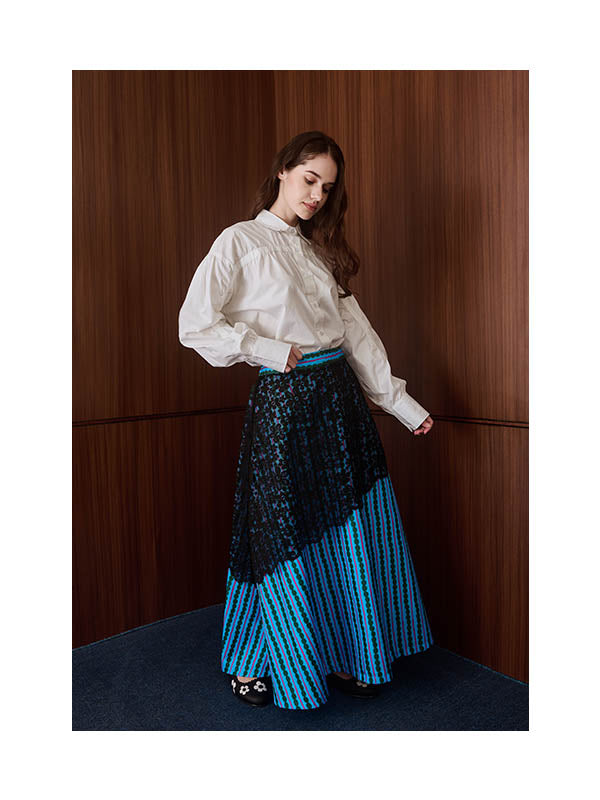 Nadjani Gloria Skirt Blue - Raya Series 2026