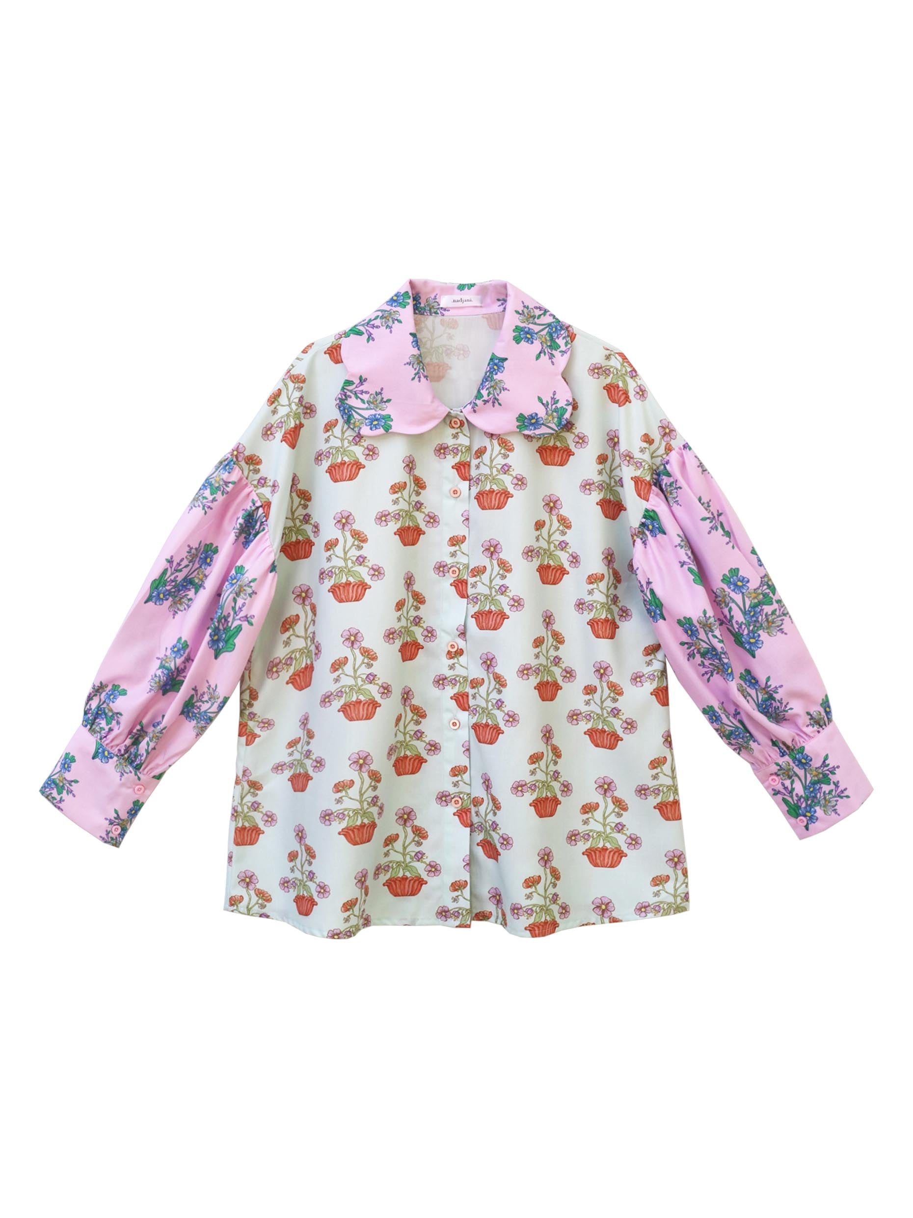 Nadjani Hala Top Baby Blue