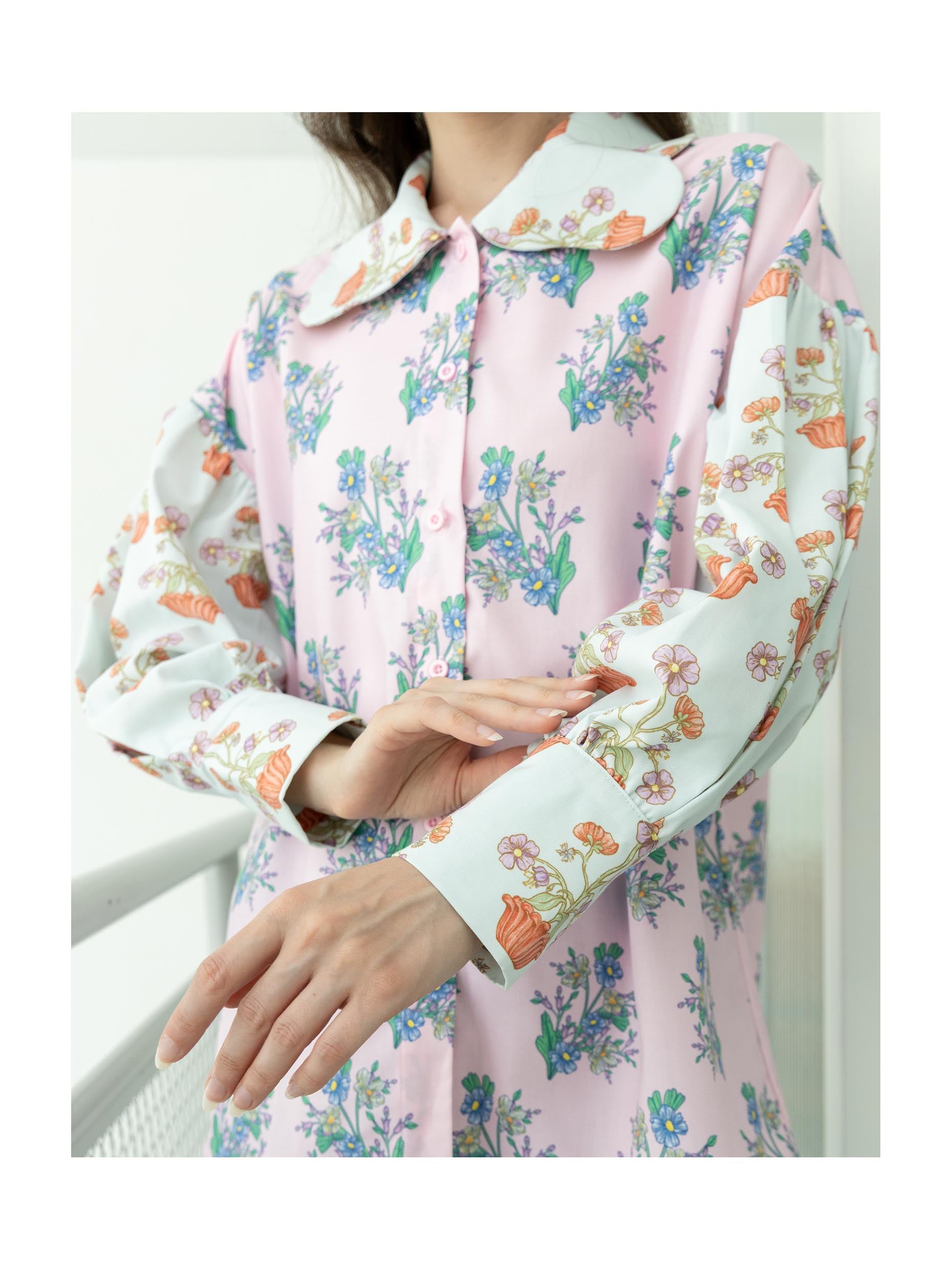 Nadjani Hala Top Pink