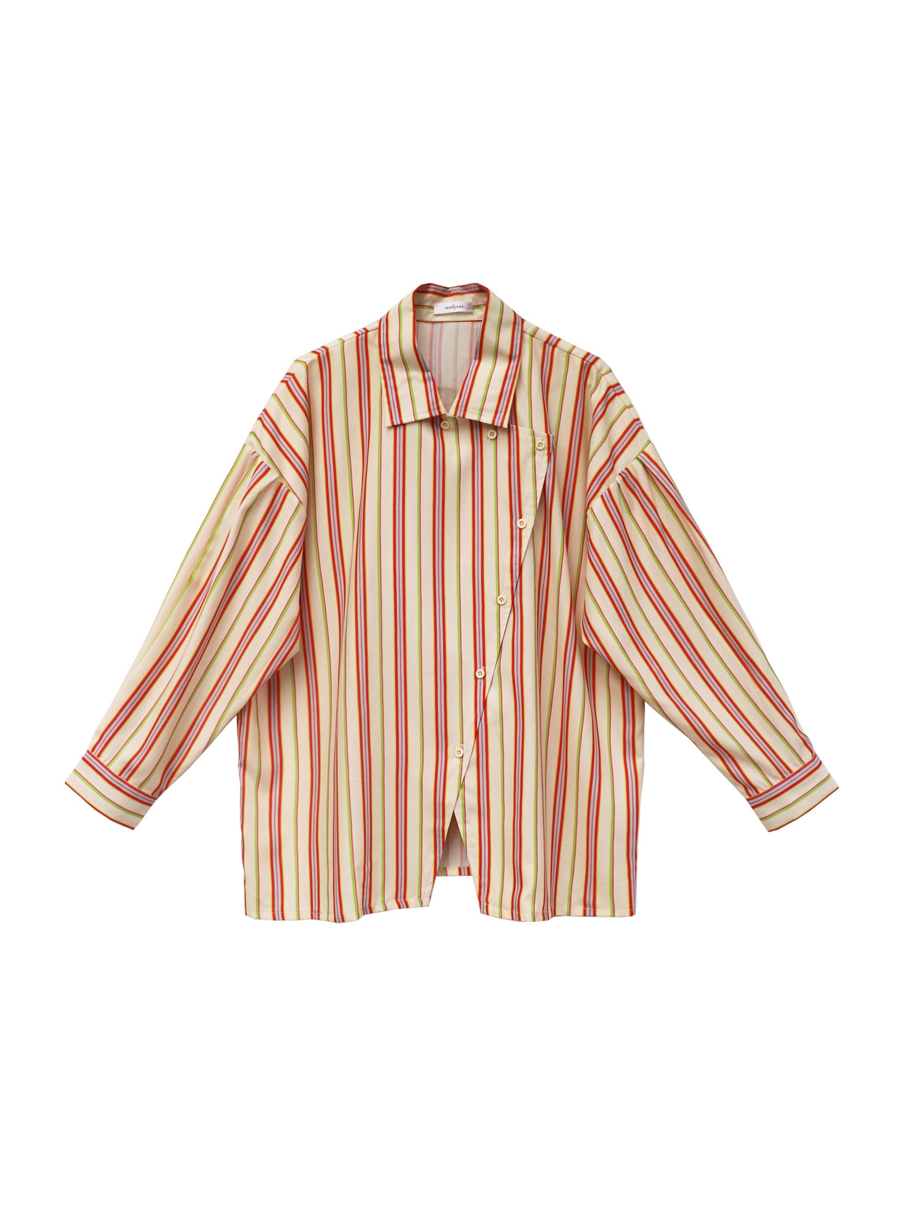 Nadjani Hayla Top Cream Red