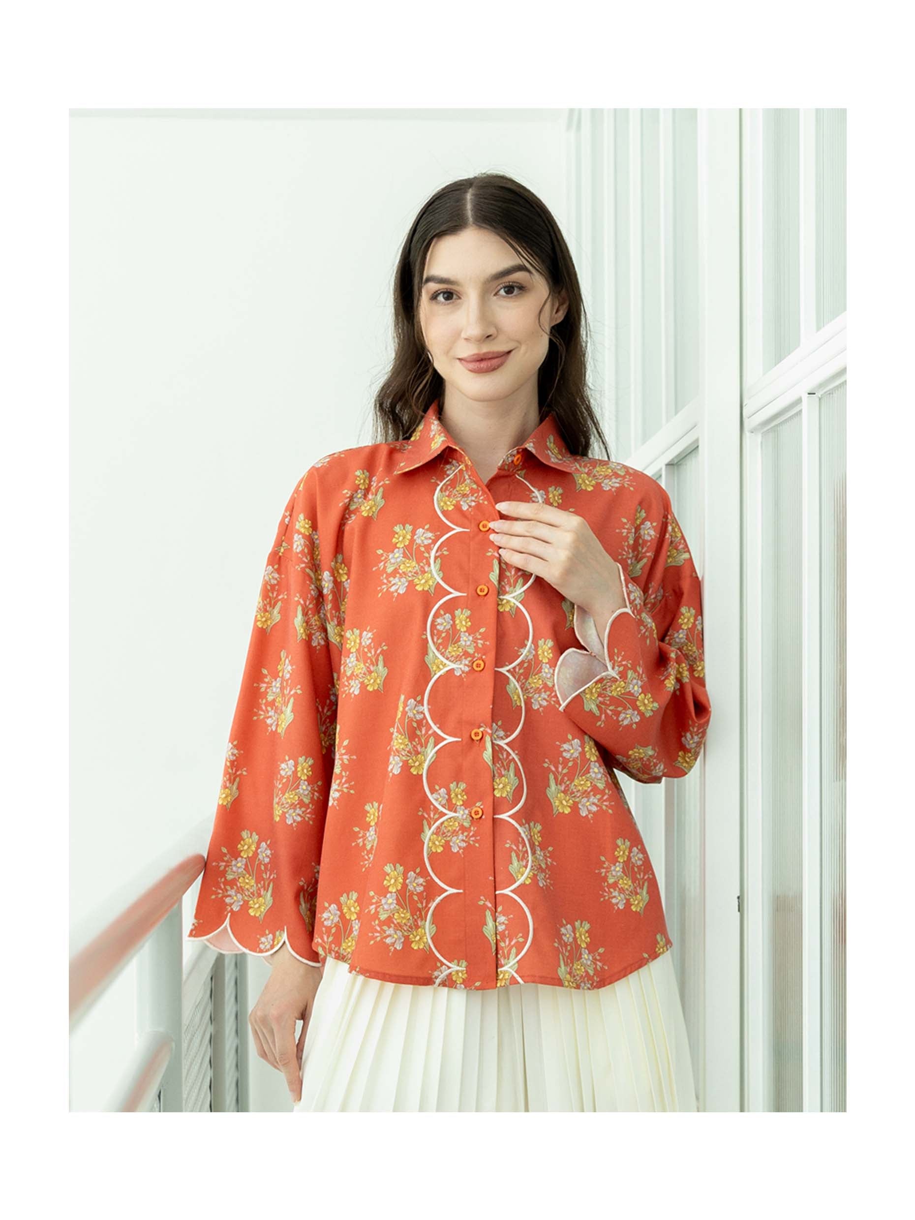 Nadjani Ixora Top Red