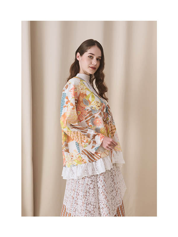 Nadjani Jesy Outer Cream - Raya Series 2026