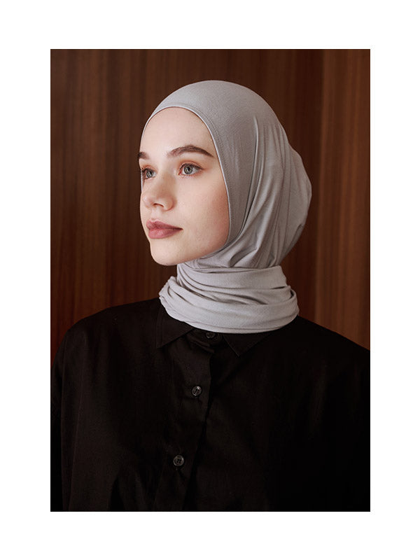 Nadjani Bergo Instan Khaula Grey