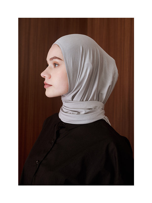 Nadjani Bergo Instan Khaula Grey