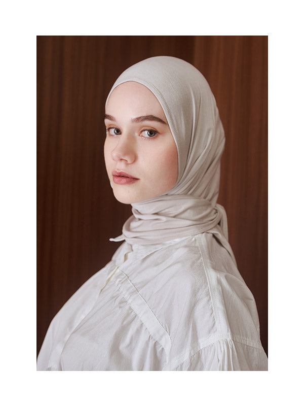 Nadjani Bergo Instan Khaula Light Grey