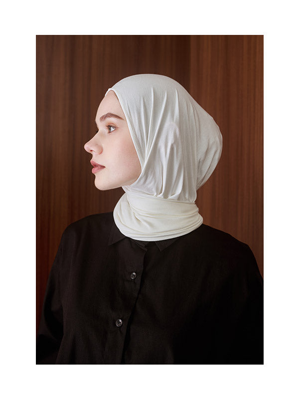 Nadjani Bergo Instan Khaula Broken White
