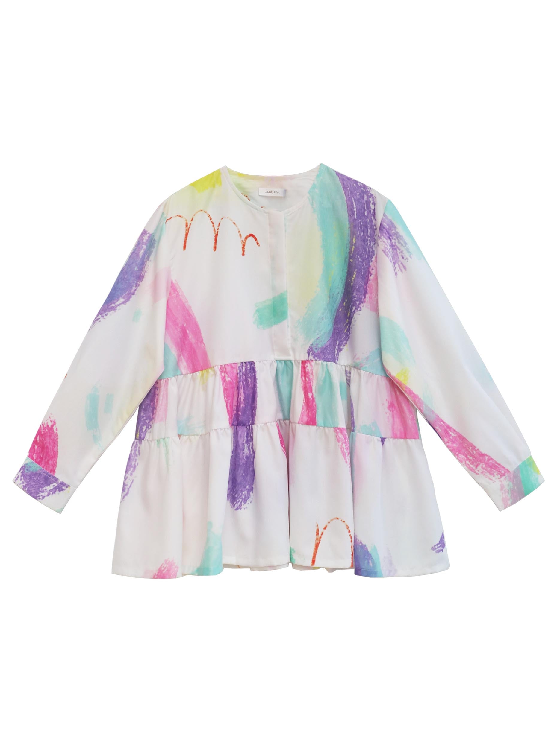Nadjani Lecy Top White