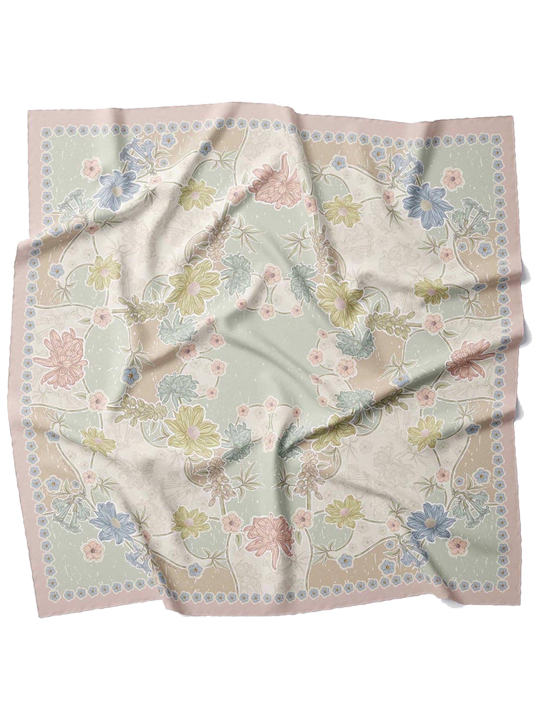 Nadjani Signature Chroma Lunaria Scarf Oat Beige