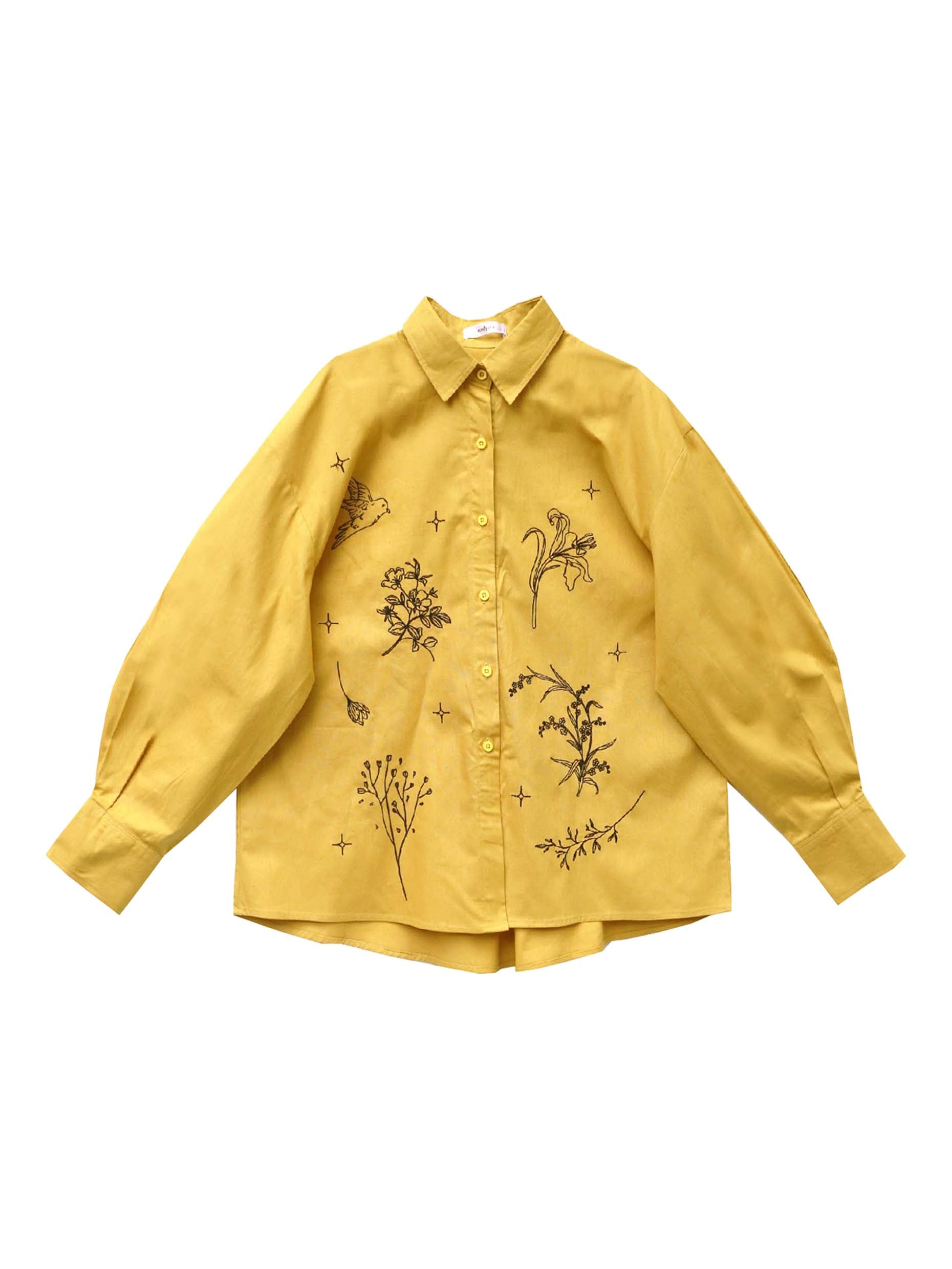 Nadjani Misae Top Mustard