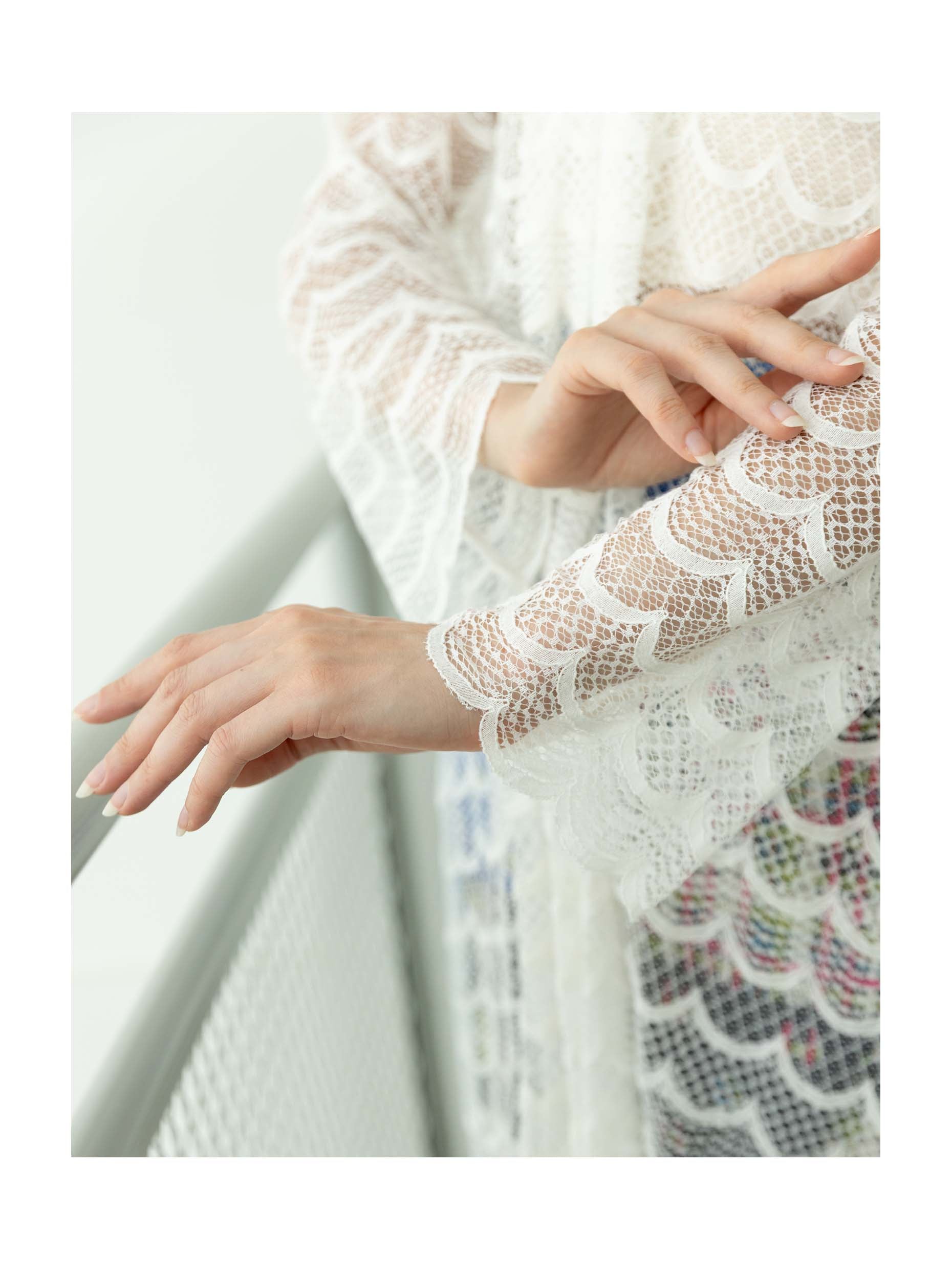 Nadjani Misora Tunik Lace White