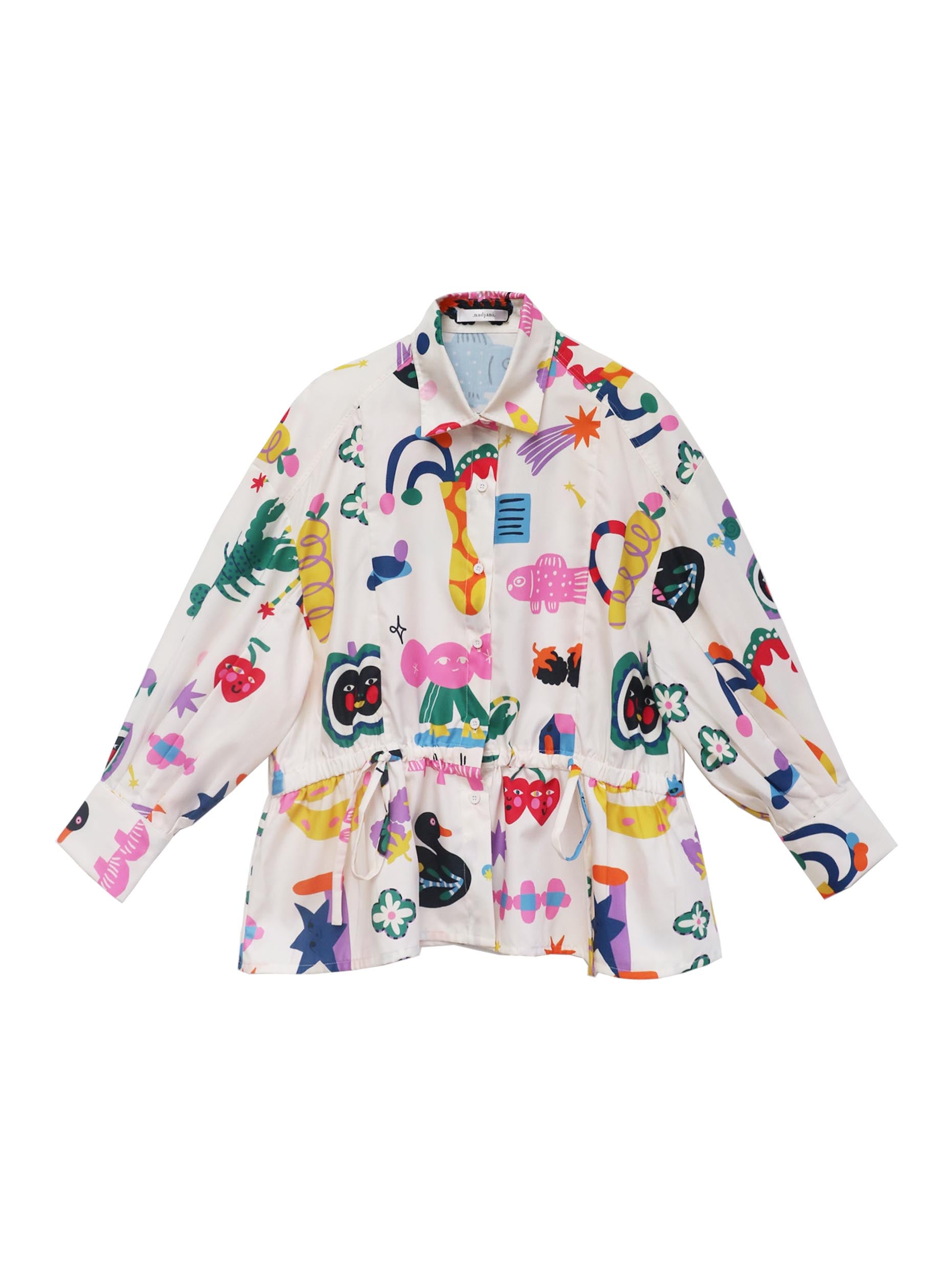 Nadjani Moma Top White