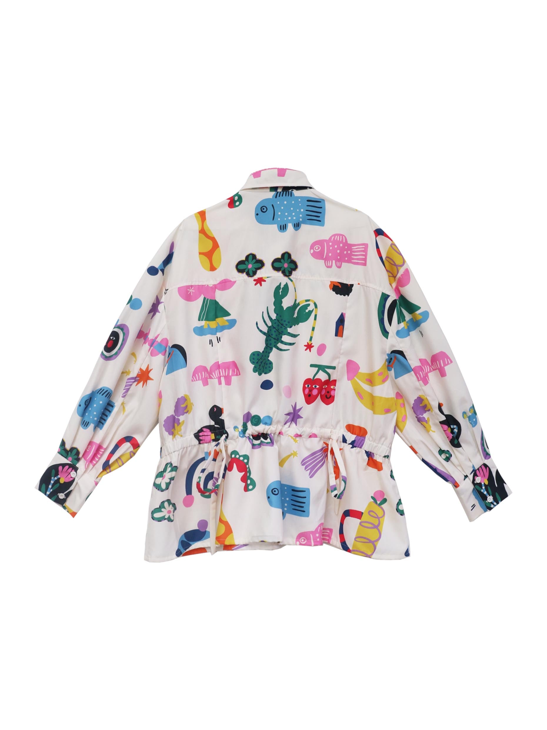Nadjani Moma Top White