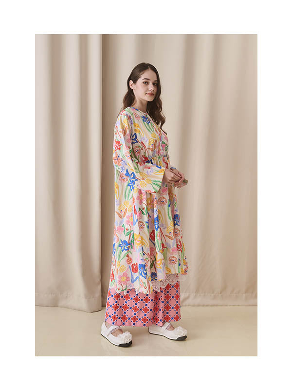 Nadjani Naika Tunik Broken White - Raya Series 2026