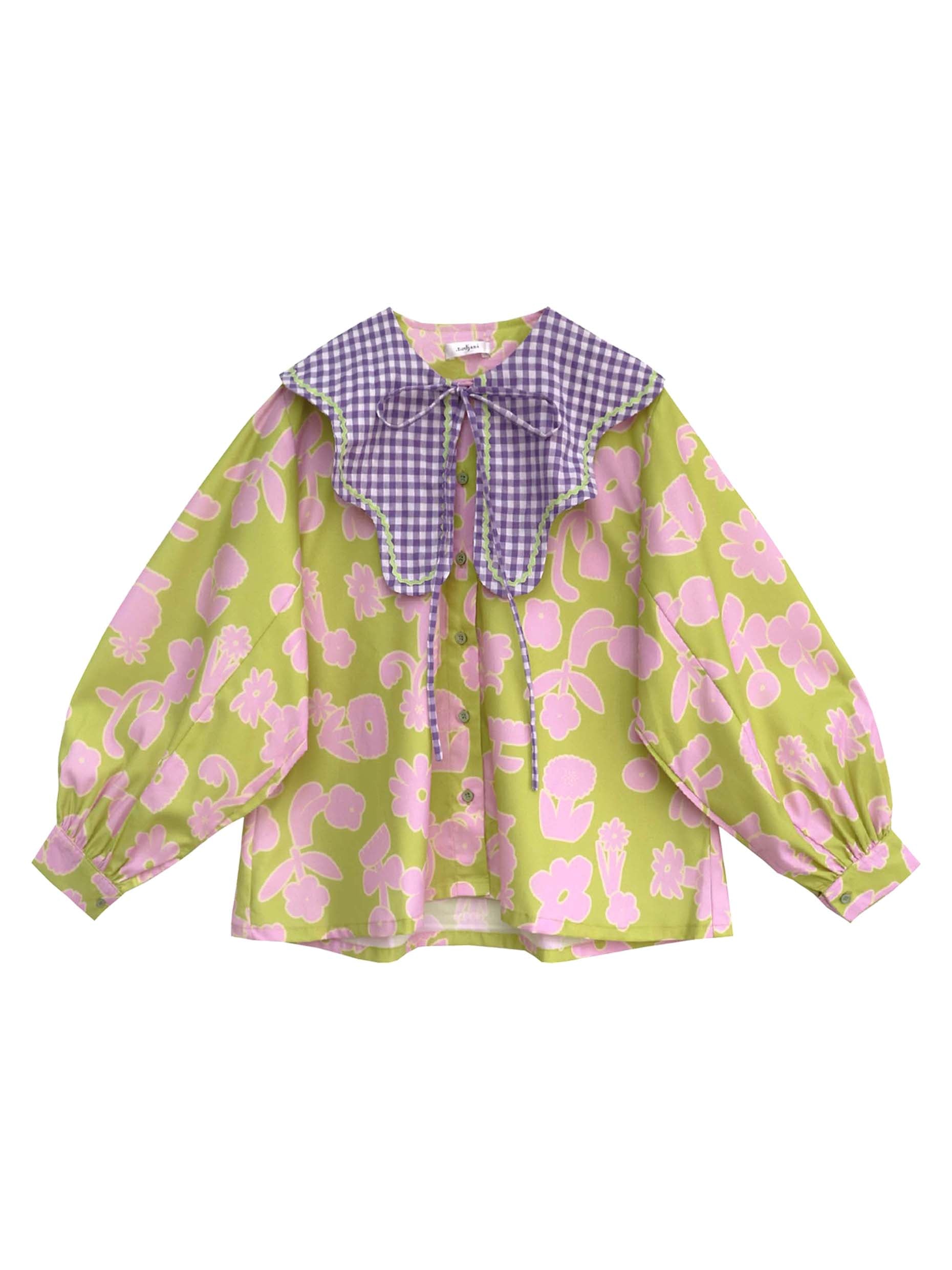 Nadjani Nuela Top Lime