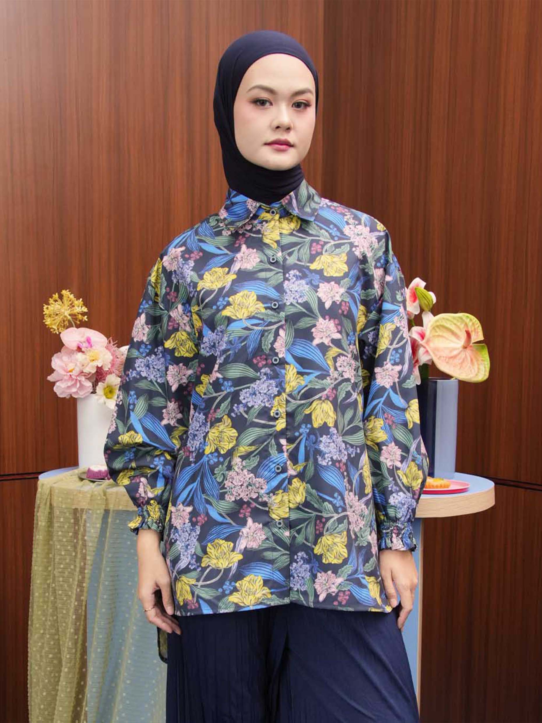 Nadjani Signature Rumi Top Crowberry