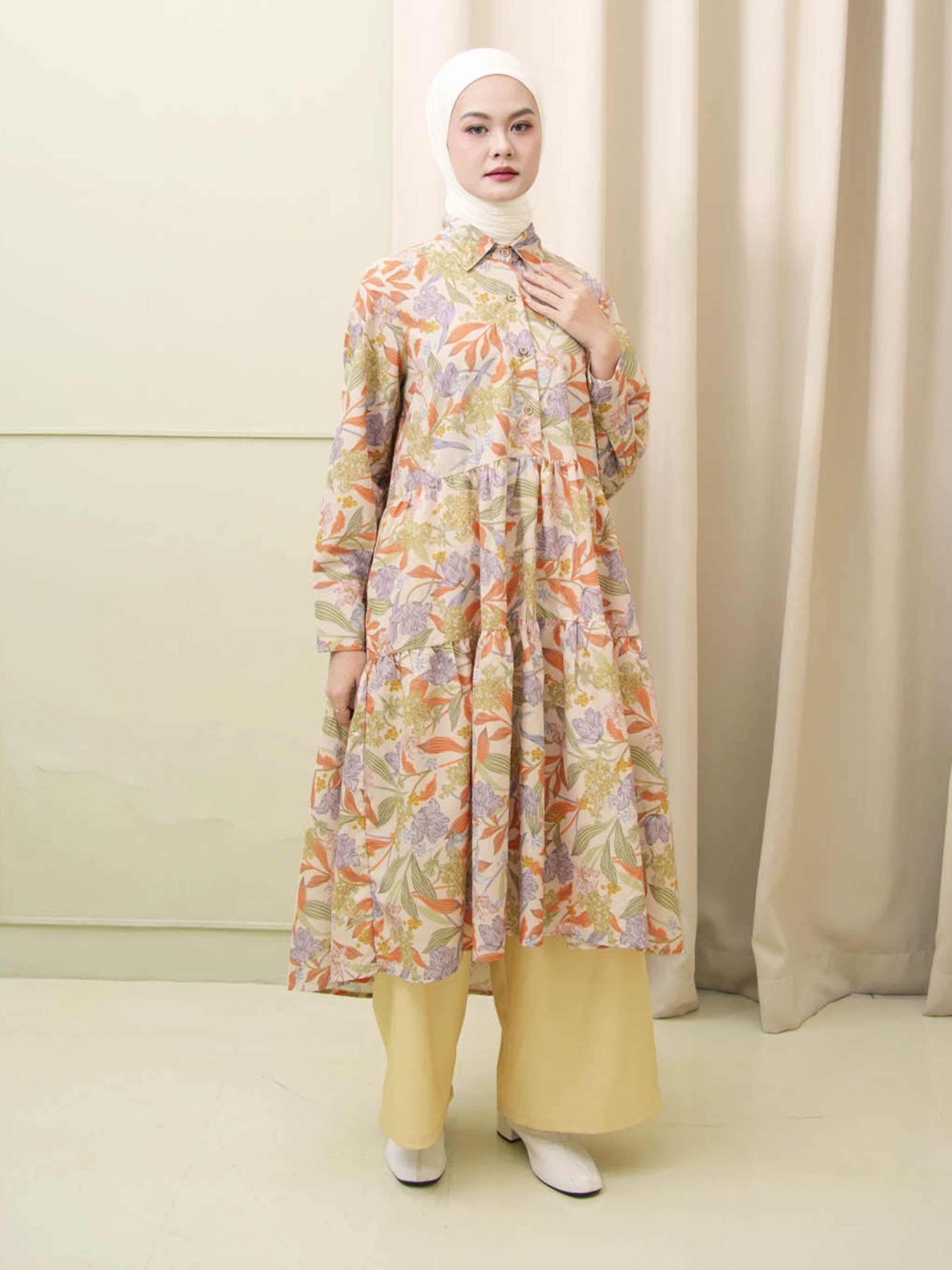 Nadjani Signature Shayla Tunik Champagne