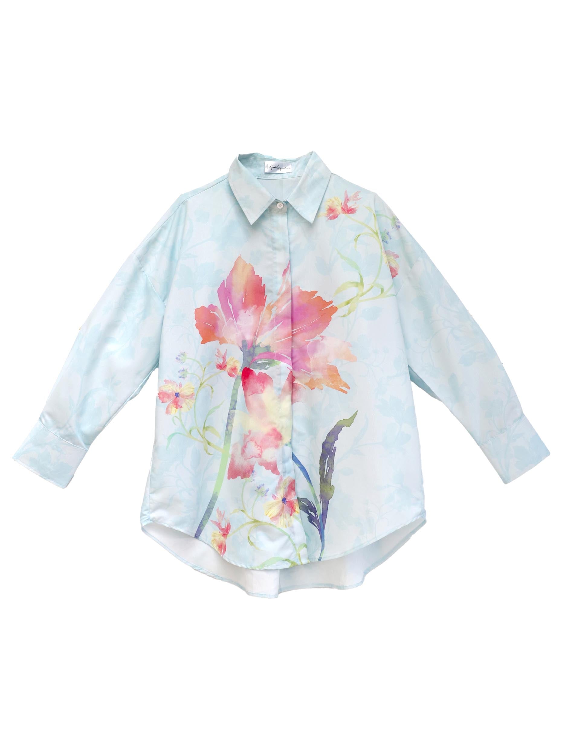 Nadjani Signature Valerie Top Baby Blue
