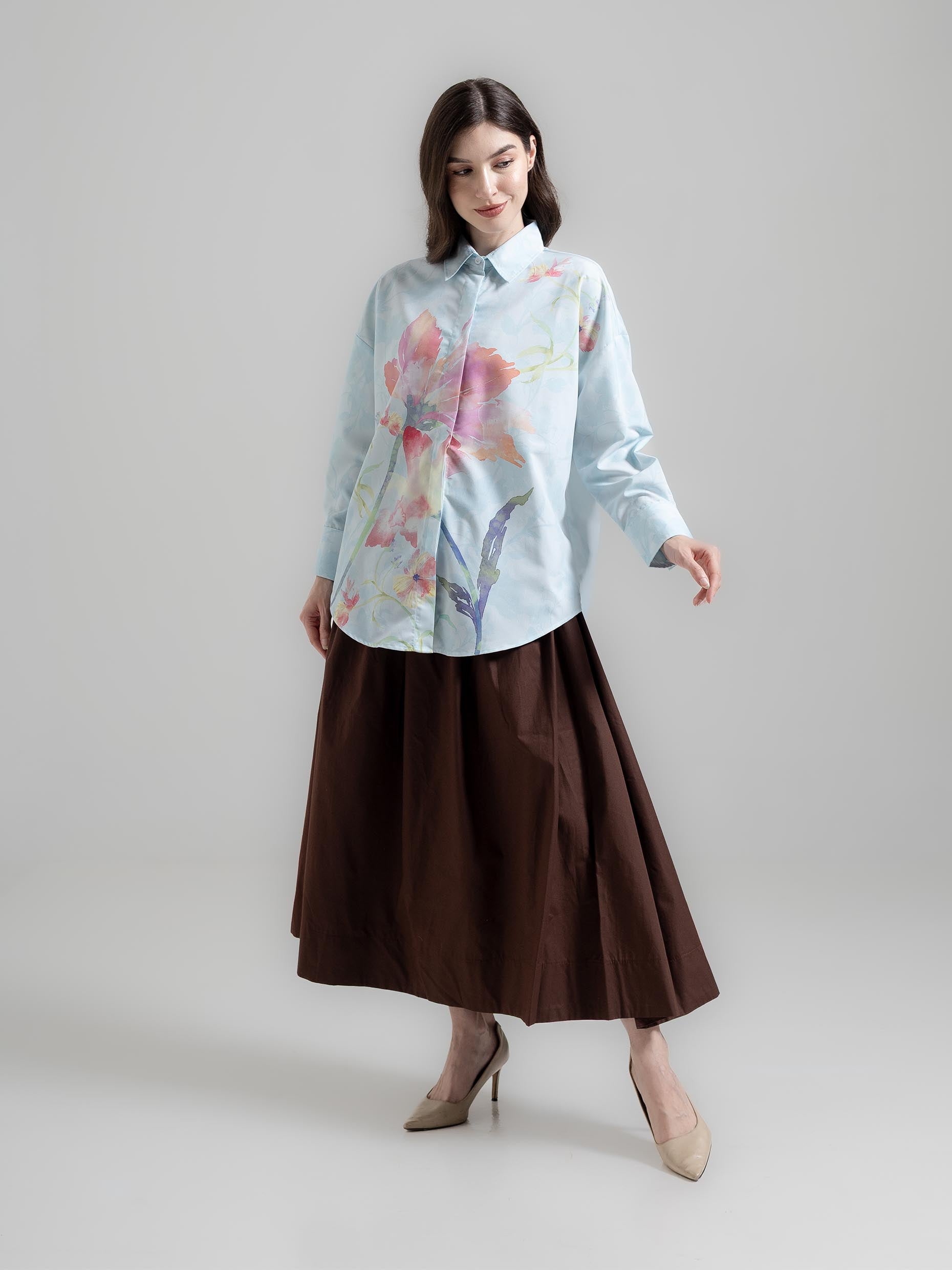 Nadjani Signature Valerie Top Baby Blue