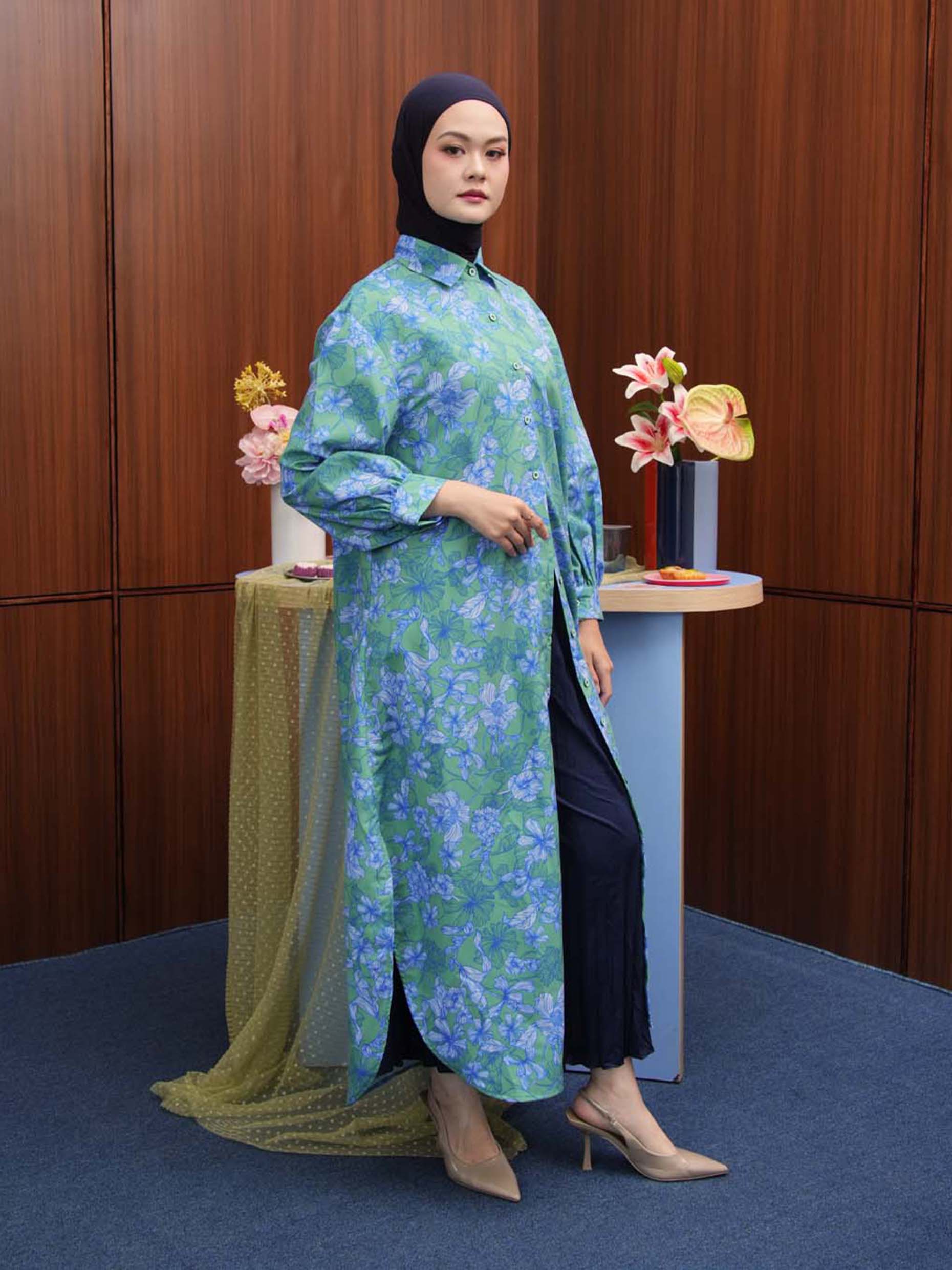 Nadjani Signature Velma Dress Teal