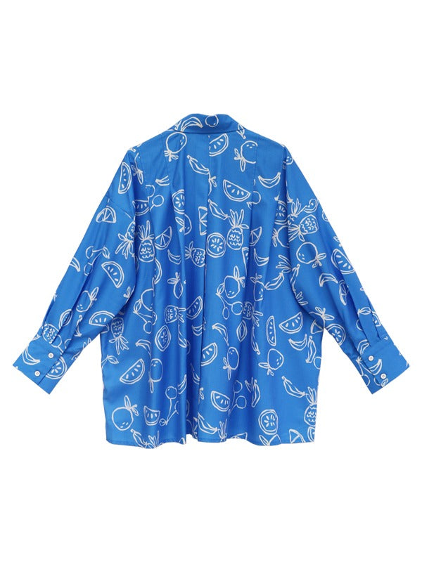 Nadjani Calula Top Blue
