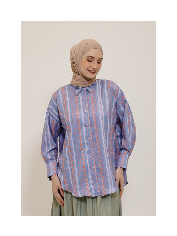 Nadjani Corry Top Periwinkle X Megaiskanti