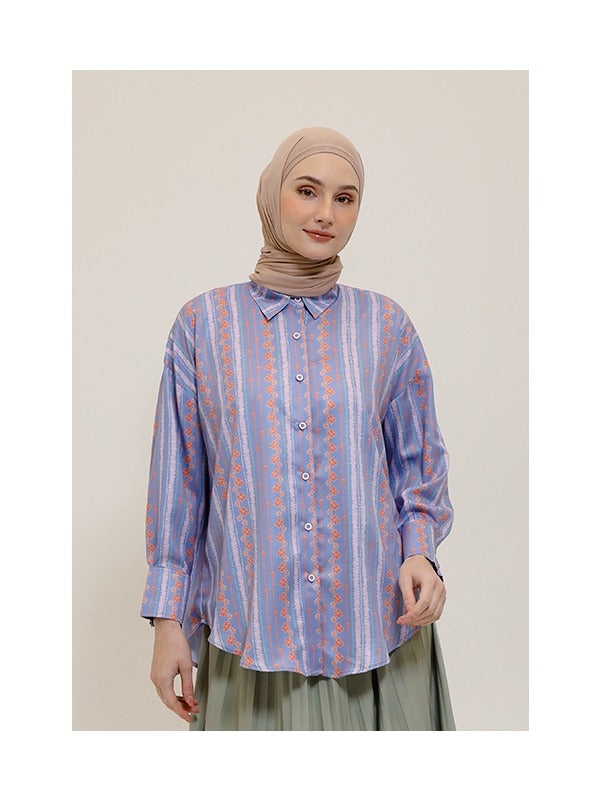 Nadjani Corry Top Periwinkle X Megaiskanti