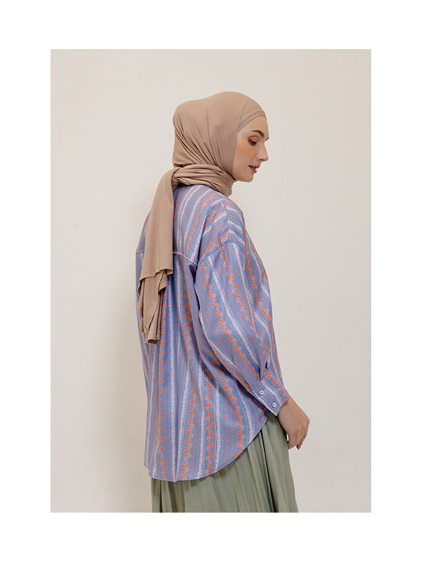 Nadjani Corry Top Periwinkle X Megaiskanti