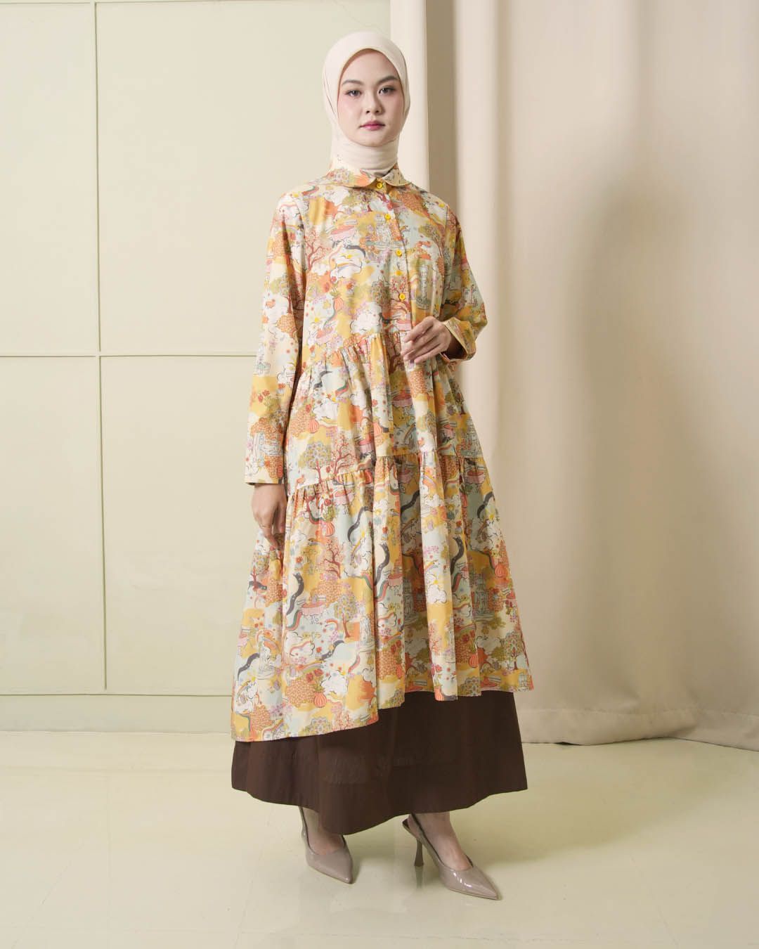 Nadjani Signature Shayla Tunik Mustard