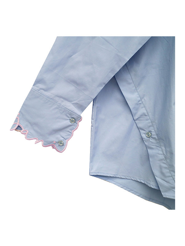 Nadjani Zaeluna Top Baby Blue