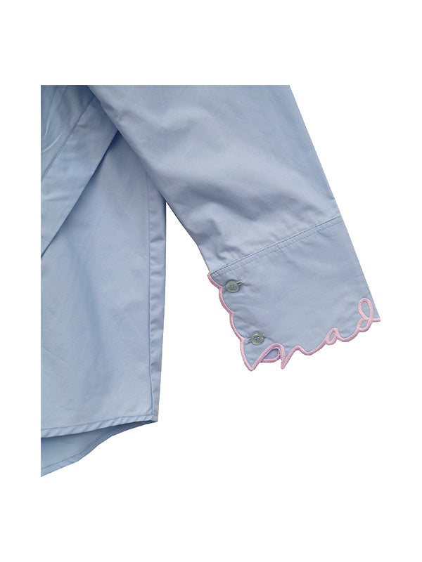 Nadjani Zaeluna Top Baby Blue