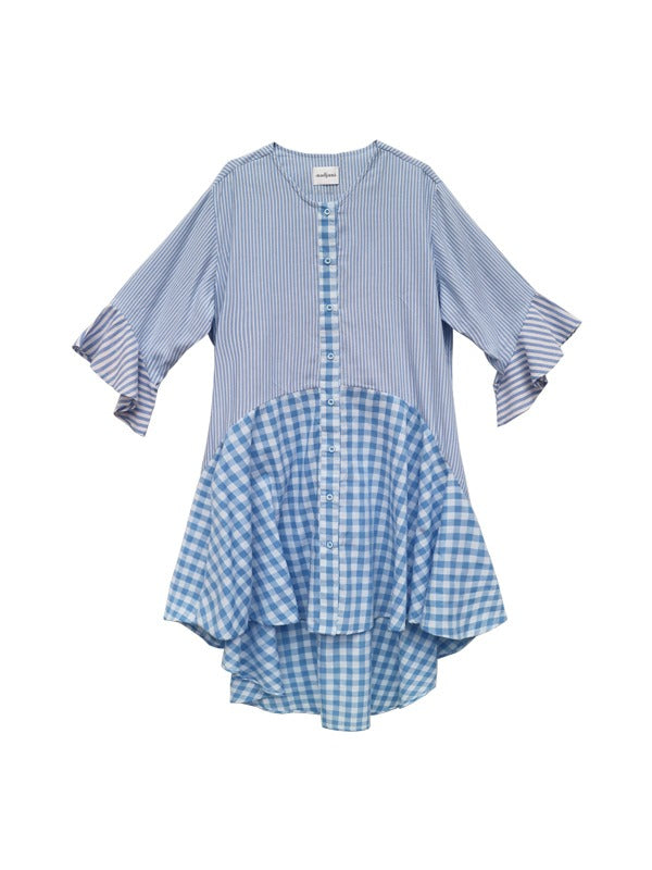 Nadjani Aqis Tunik Stripes Blue